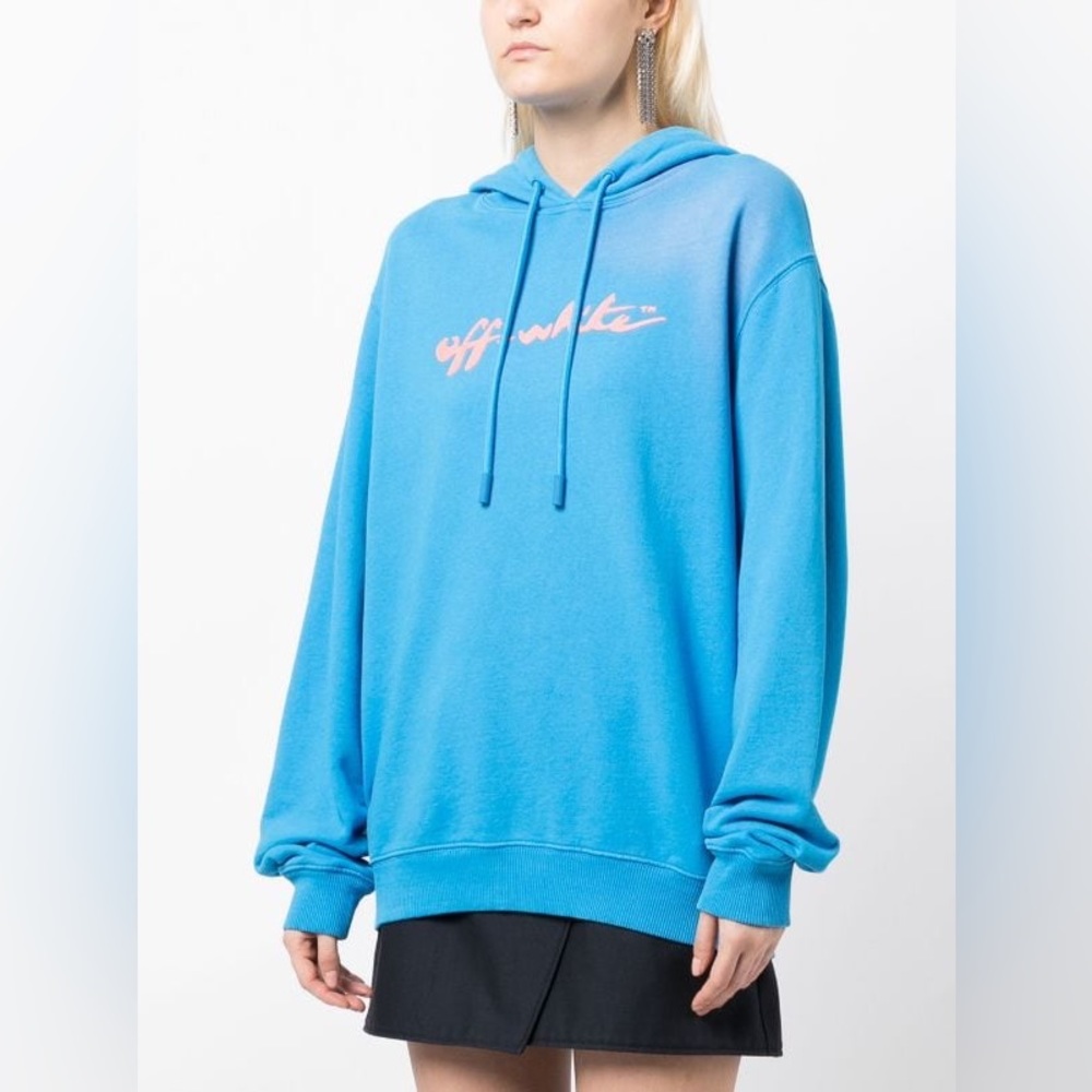 NWT - off-white logo print hoodie